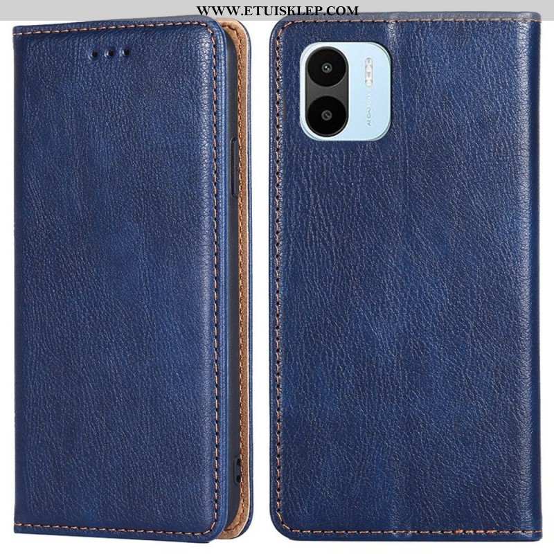 Etui Na Telefon do Xiaomi Redmi A1 Etui Folio Przeszycia Ze Sztucznej Skóry